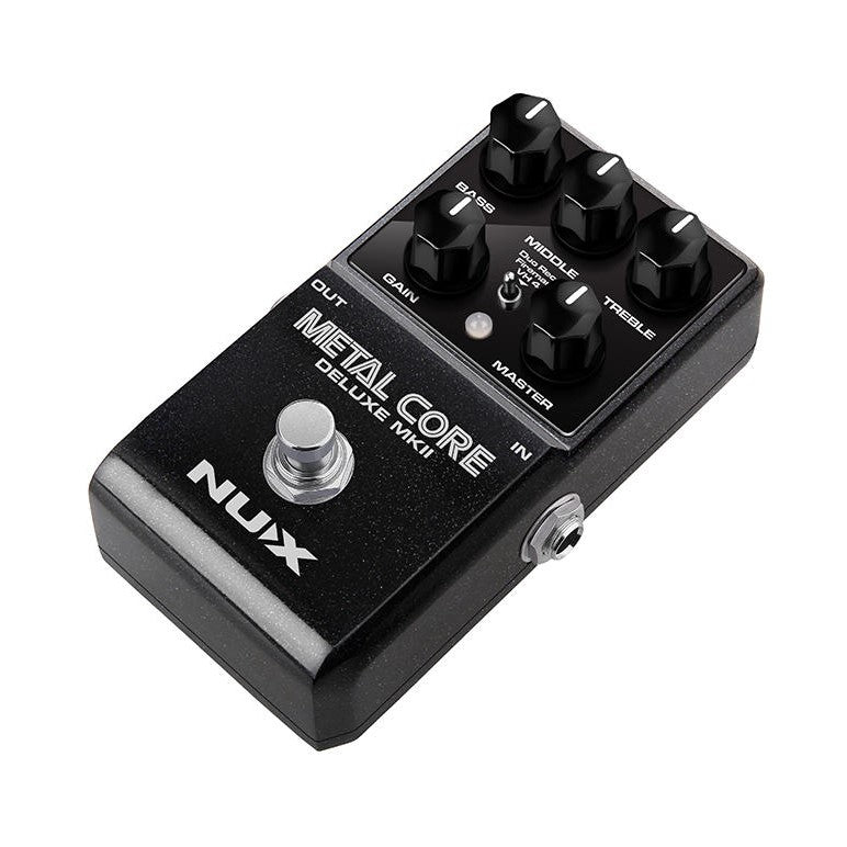 NUX - Hi Gain Distortion with 3 Amps / IRs True Bypass Effects Pedal #METALCORE-DELUXE-MKII