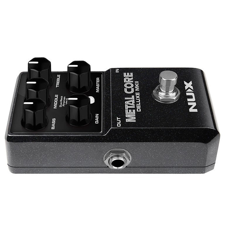 NUX - Hi Gain Distortion with 3 Amps / IRs True Bypass Effects Pedal #METALCORE-DELUXE-MKII