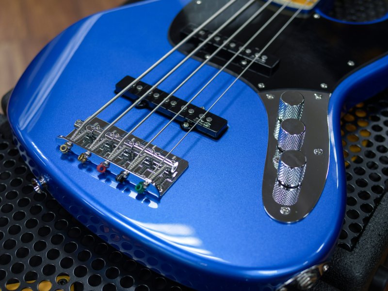 Markbass - 5-String GV GLOXY GOG Series Passive Electric Bass MP FC With Gig Bag, Blue Sky #MG-GV-5-GOG-BS-CR-MP-FC
