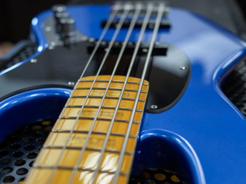 Markbass - 5-String GV GLOXY GOG Series Passive Electric Bass MP FC With Gig Bag, Blue Sky #MG-GV-5-GOG-BS-CR-MP-FC