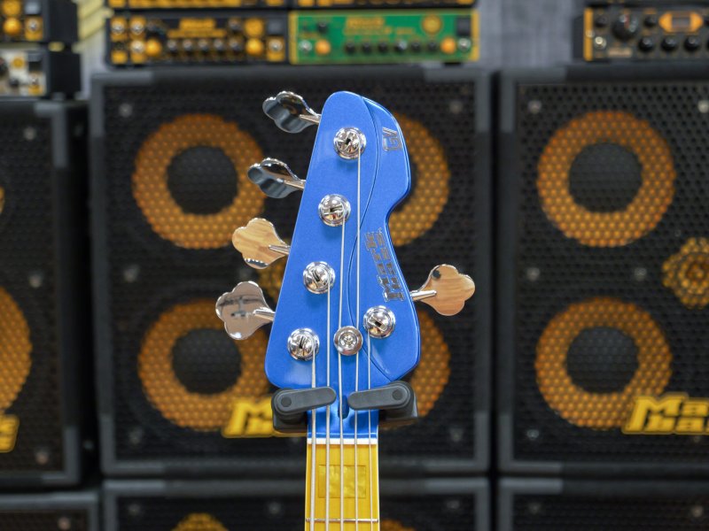 Markbass - 5-String GV GLOXY GOG Series Passive Electric Bass MP FC With Gig Bag, Blue Sky #MG-GV-5-GOG-BS-CR-MP-FC