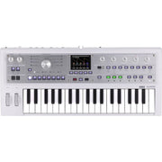 Korg - Limited-Edition MicroKorg 2 37-Key Synthesizer / Vocoder with Soft Case, Metallic White #MICROKORG2WH
