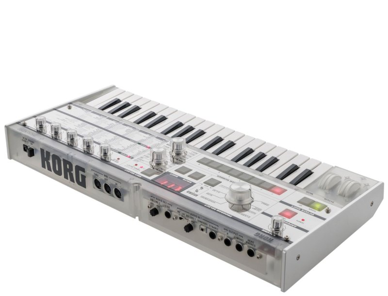 Korg - Crystal Limited Edition 37-Key Mini Key Analog Synthesizer With Vocoder & Mic #MICROKORGCR