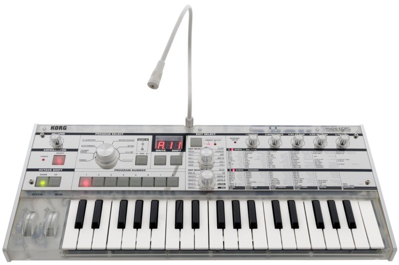 Korg - Crystal Limited Edition 37-Key Mini Key Analog Synthesizer With Vocoder & Mic #MICROKORGCR