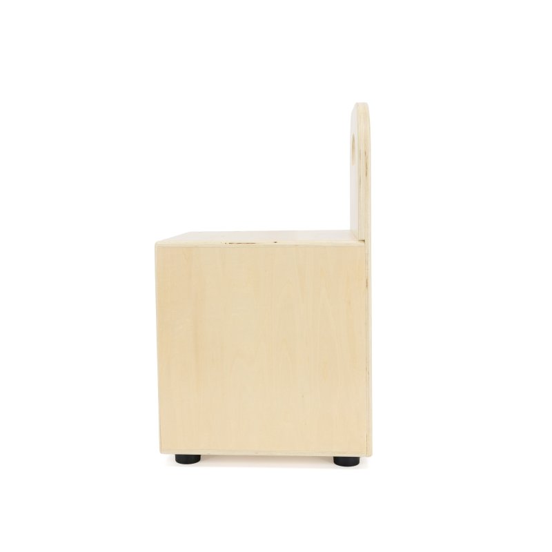 Mano Percussion - Junior Cajon with Backrest, Natural #MK-JCAJ-NT
