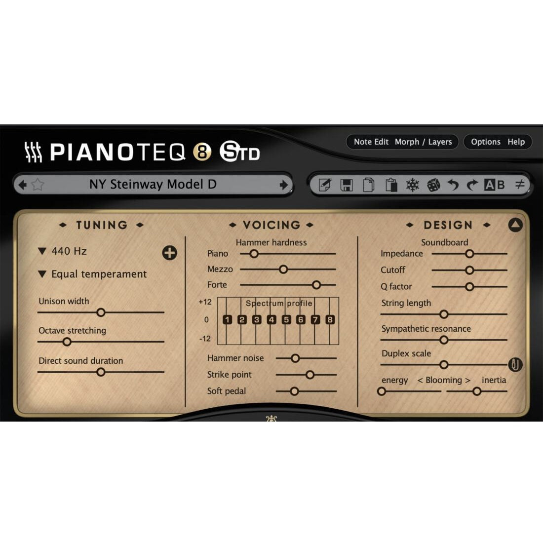 Modartt Pianoteq 8 Standard - Physically Modeled Piano with Full Editing