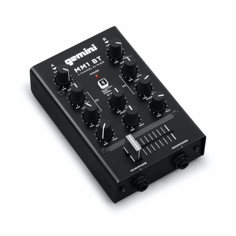 Gemini - 2-channel Professional Analog Dj Mixer With Bluetooth Input #MM1BT