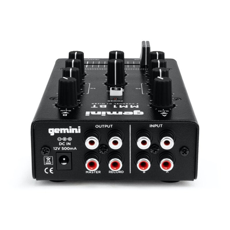 Gemini - 2-channel Professional Analog Dj Mixer With Bluetooth Input #MM1BT