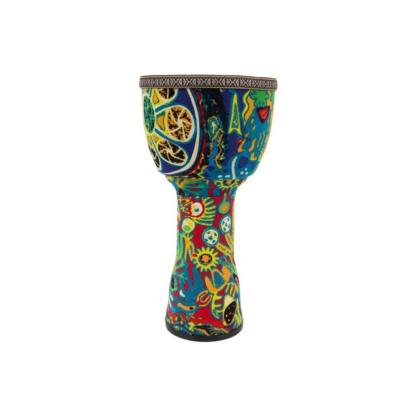 Mano Percussion - Djembe 10", Pre-Tuned, Art design #MP-DJ10PT-AD