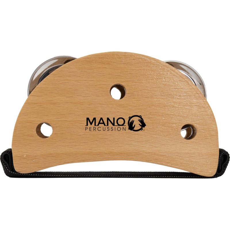 Mano Percussion - Foot Tambourine, Wood #MP-FTAMB