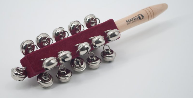 Mano Percussion - Sleigh Bells with Handle #MP-SB21