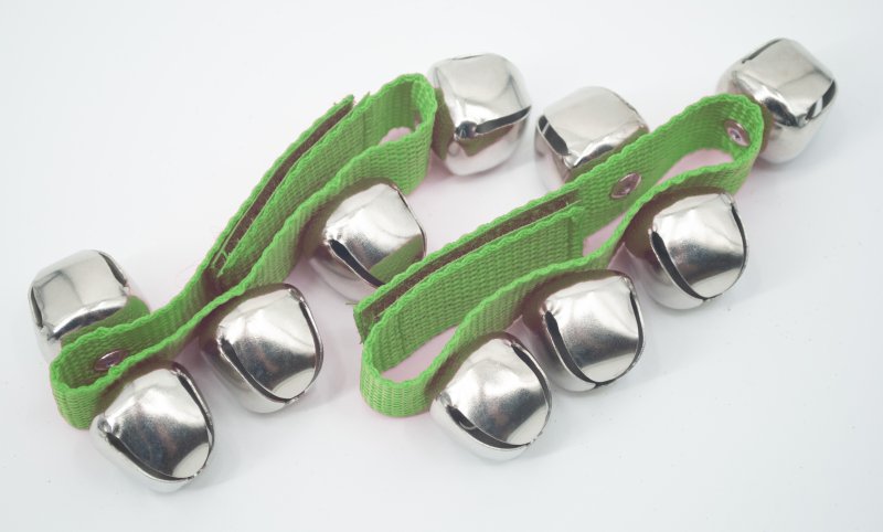 Mano Percussion - Wrist Bells - Green (pair) #MP-WBL-GN