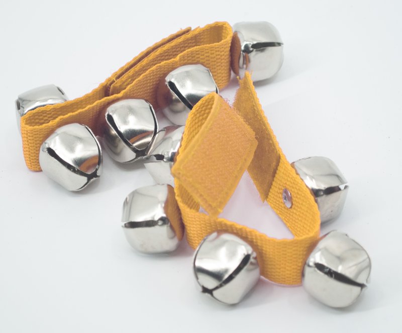 Mano Percussion - Wrist Bells - Yellow (pair) #MP-WBL-YW