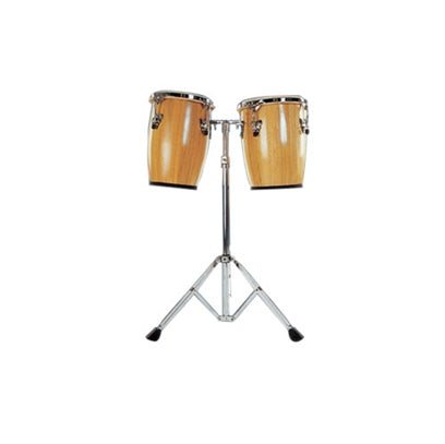 Mano Percussion - Natural Mini Conga Set, 9” & 10” with Stand #MP1690-NA