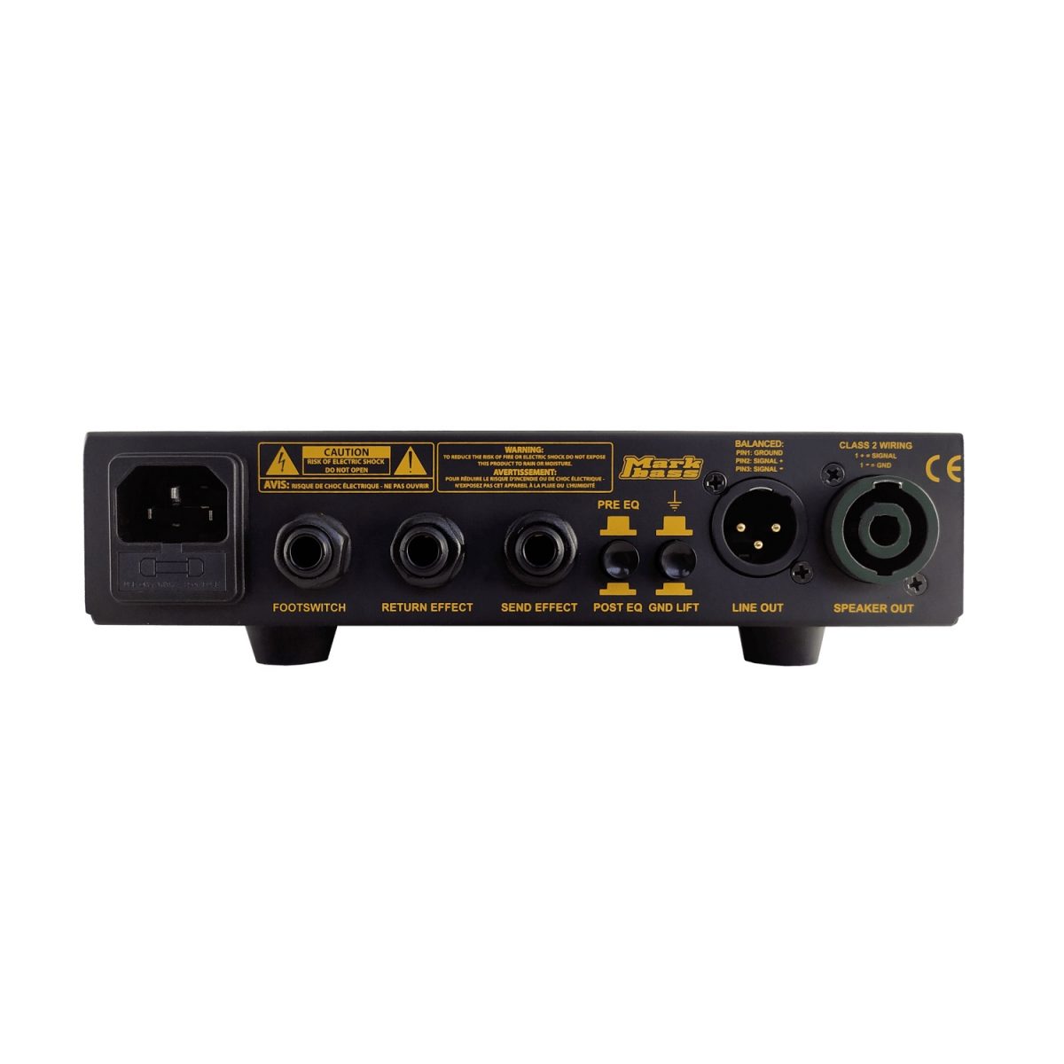Markbass - NANO MARK II - Bass Amplifier Head Back