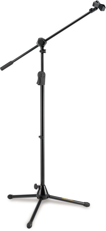 Hercules Stands - EZ Clutch Tripod Microphone Stand w/2 In 1 Boom & EZ Mic Clip #MS532B