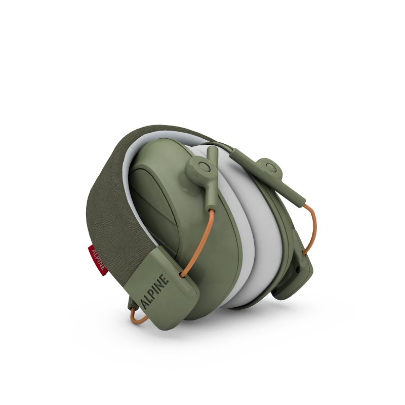 Alpine - Hearing Protection Muffy Kids Earmuffs, Green #MUFFYGREEN
