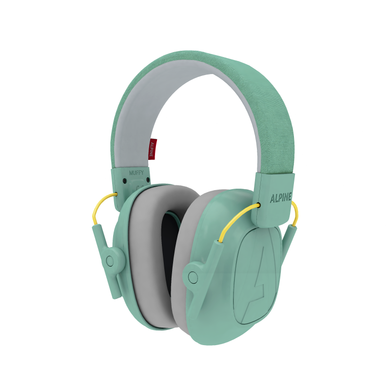 Alpine - Hearing Protection Muffy Kids Earmuffs, Mint #MUFFYMINT