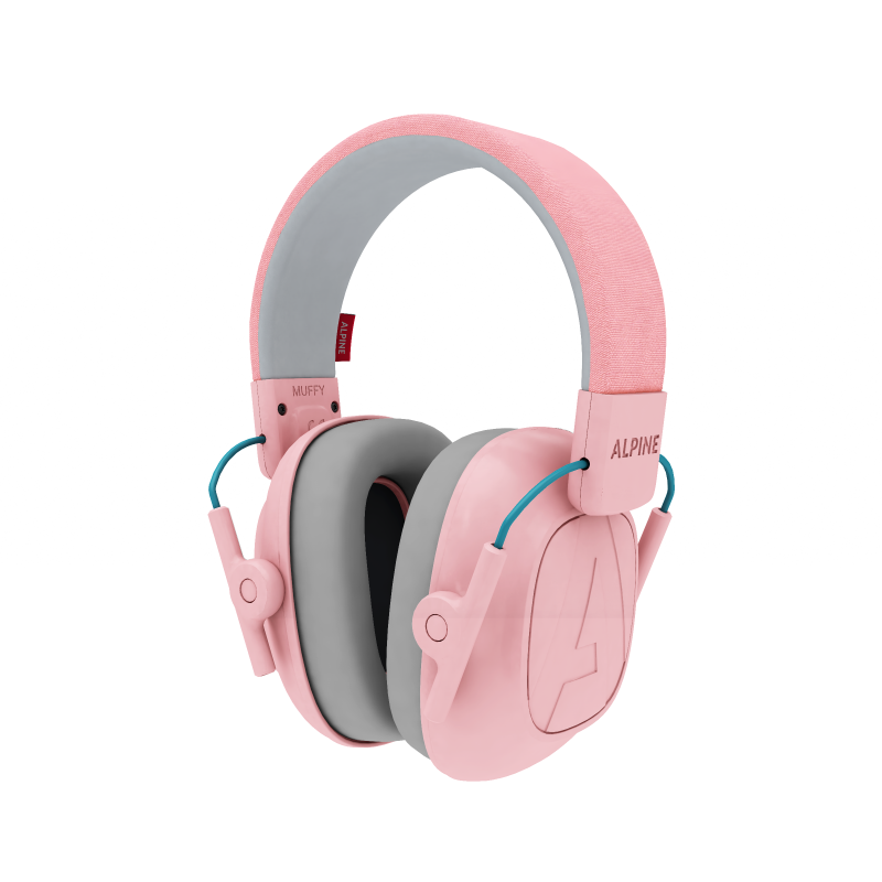 Alpine - Hearing Protection Muffy Kids Earmuffs, Pink #MUFFYPINK
