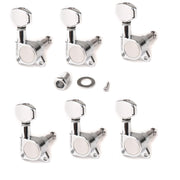 Musiclily - 6-in-line Guitar Sealed Machine Head Set - Chrome Right Hand #M174-6