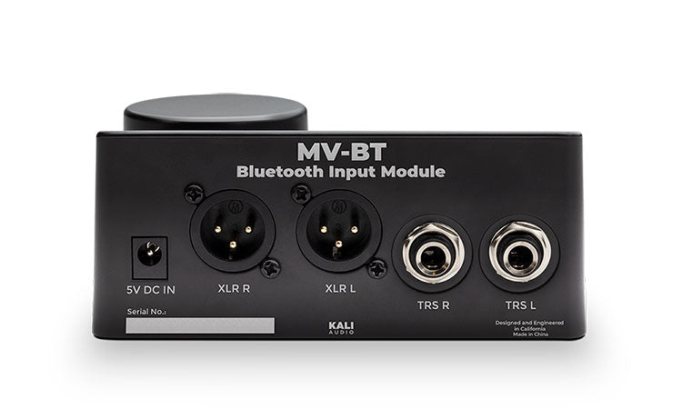 Kali Audio - Bluetooth Input Module with Balanced XLR and TRS Outputs, Volume Knob, and aptX Codec #MVBT
