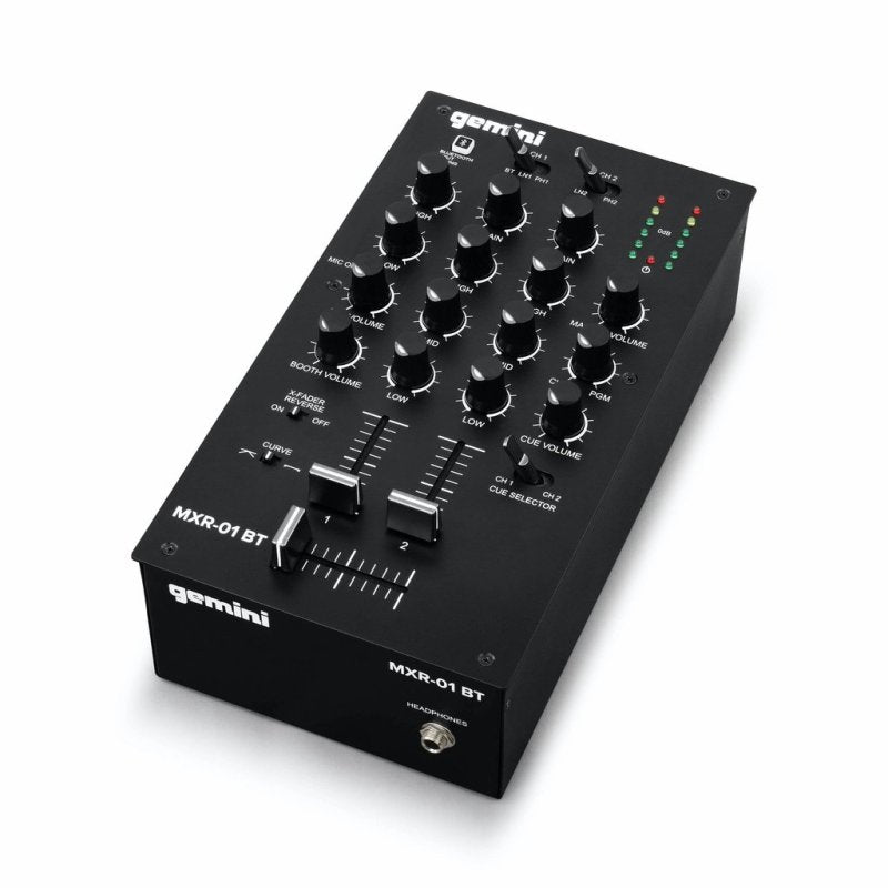Gemini - 2-channel Professional Dj Mixer With Bluetooth Input #MXR-01BT