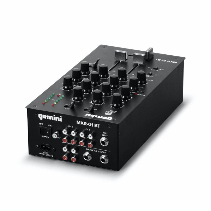 Gemini - 2-channel Professional Dj Mixer With Bluetooth Input #MXR-01BT