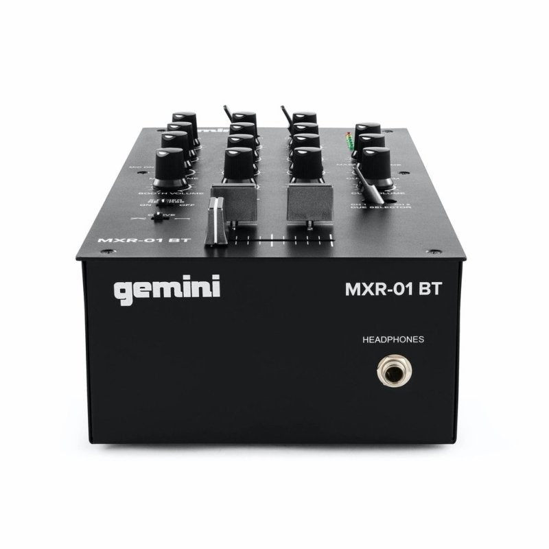 Gemini - 2-channel Professional Dj Mixer With Bluetooth Input #MXR-01BT