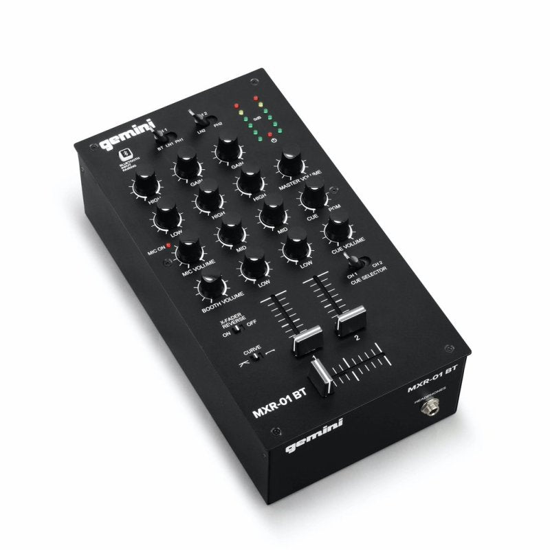 Gemini - 2-channel Professional Dj Mixer With Bluetooth Input #MXR-01BT