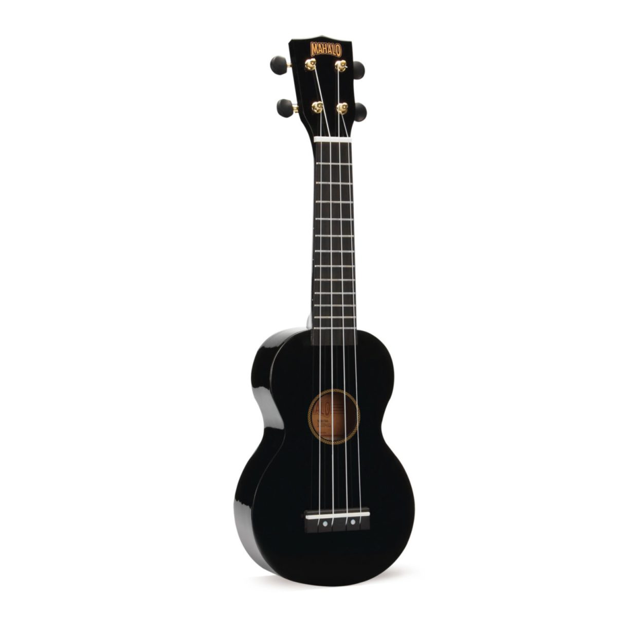 Mahalo - Rainbow R Series - Soprano Ukulele- Black - COA-MR1-BK