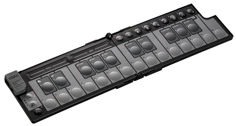 Korg - Nanokey Fold- Foldable MIDI keyboard, Black #NANOKEYFDBK