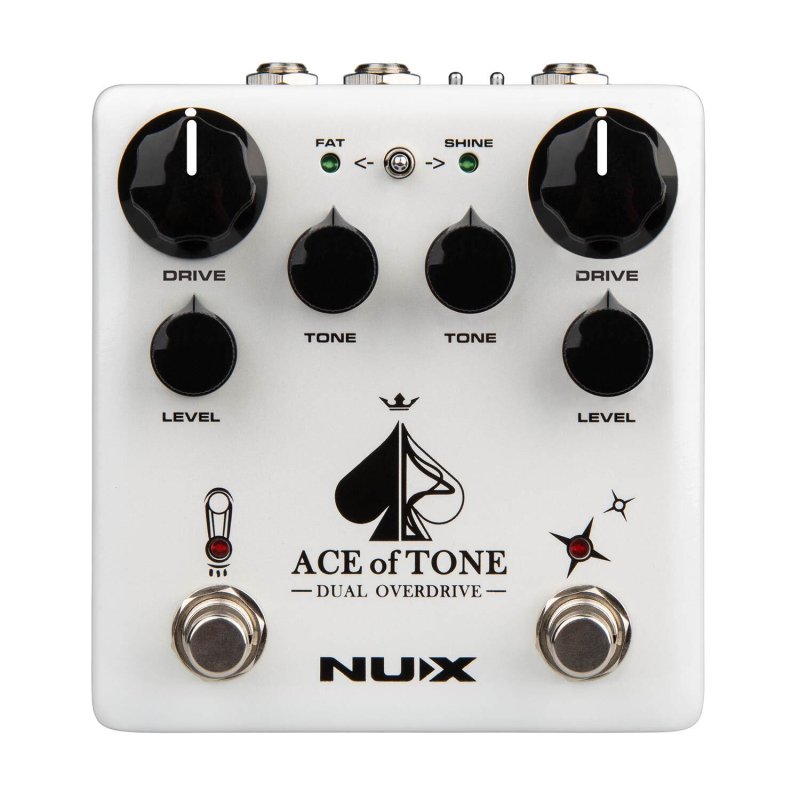 NUX - Ace Of Tone Dual Overdrive Effects Pedal #NDO-5