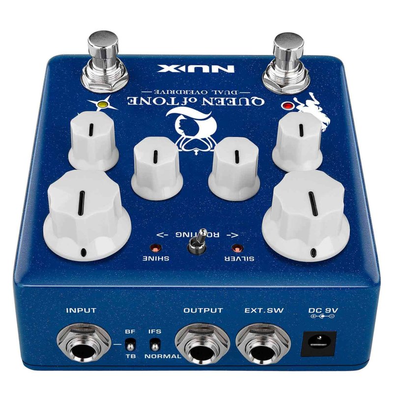 NUX - Queen Of Tone Dual Overdrive Effects Pedal #NDO-6