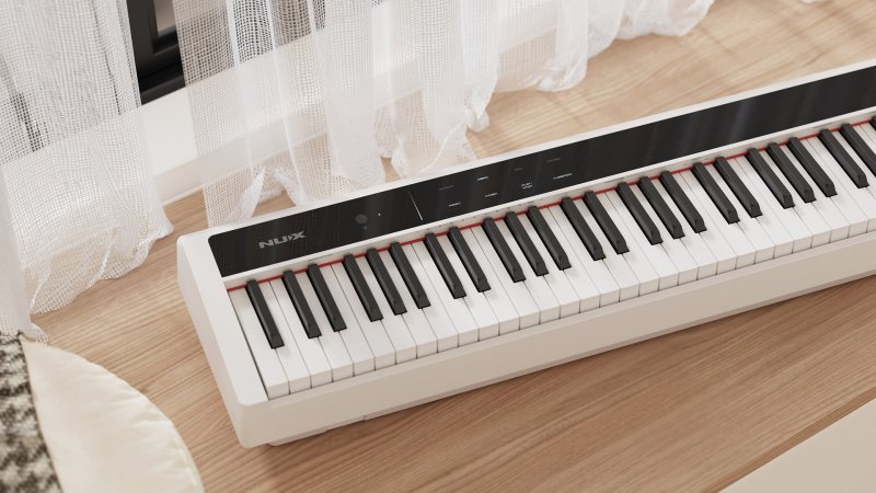 NUX - Portable Digital Piano - White #NPK-200-WH