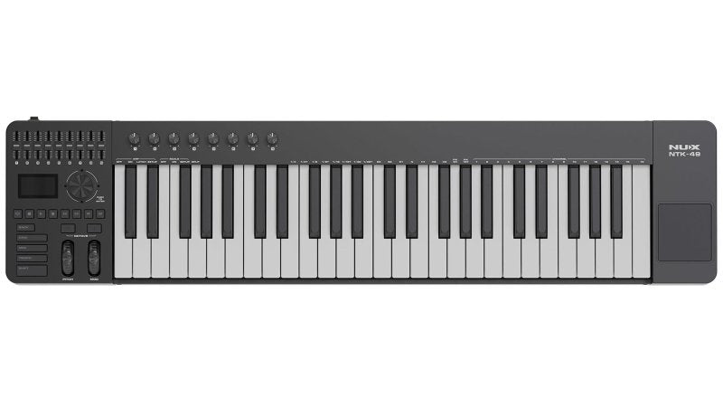 NUX - 49-Key MIDI Keyboard Controller, Black #NTK-49