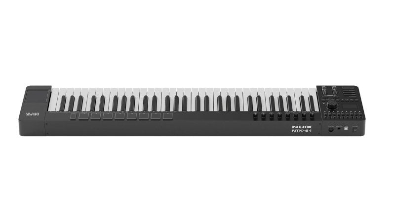 NUX - 61-Key MIDI Keyboard Controller, Black #NTK-61