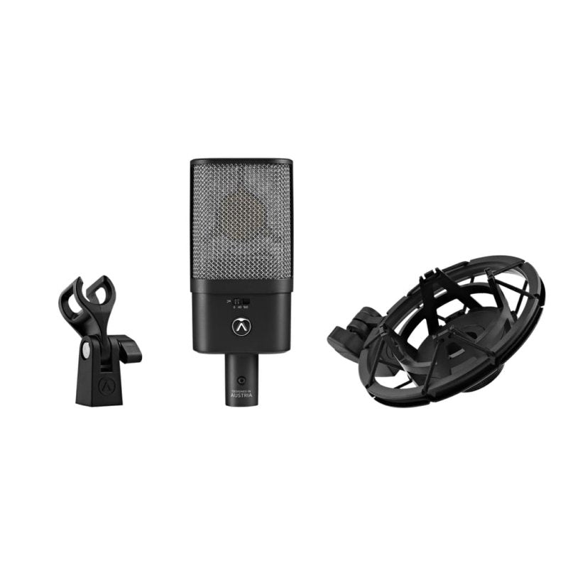 Austrian Audio - Large-Diaphragm Cardioid Condenser Microphone, Black #OC16-STUDIOSET