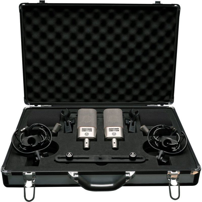 Austrian Audio - Large-Diaphragm Multipattern Condenser Microphone, Silver (Matched Pair) #OC818-DUALSETPLUS