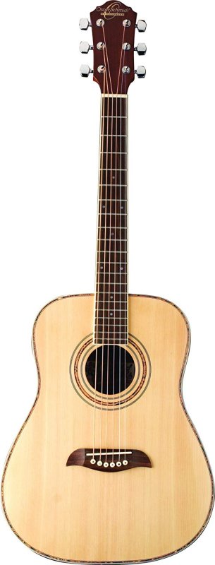 Oscar Schmidt - 3/4 Size Dreadnought Acoustic Guitar, Natural High Gloss #OG1-A