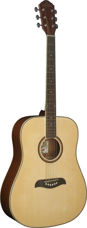 Oscar Schmidt - Dreadnought Size Spruce Top Acoustic Guitar #OG2N-A