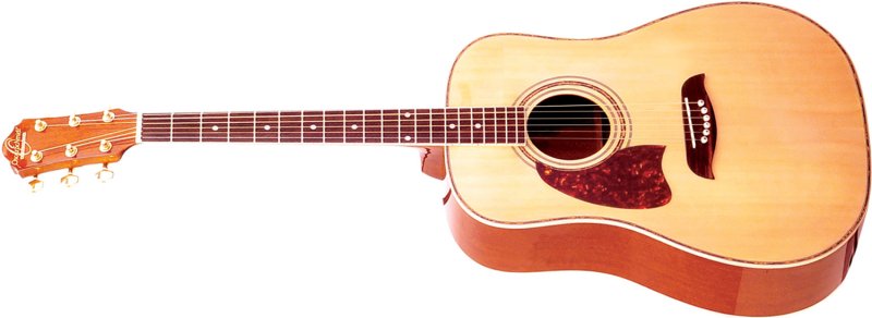 Oscar Schmidt - Left-Handed Dreadnought Acoustic Guitar, Natural #OG2NLH-A