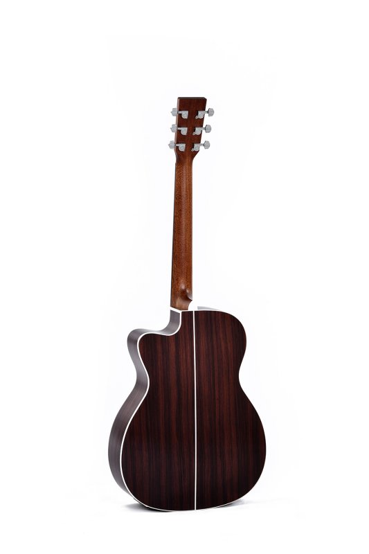 Sigma - 1 Series Acoustic-Electric Guitar, Polished Gloss with Sunburst #OMTC-1E-SB