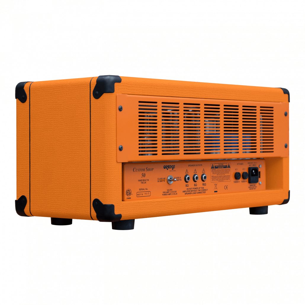 Orange Custom Shop 50 - CS50H back