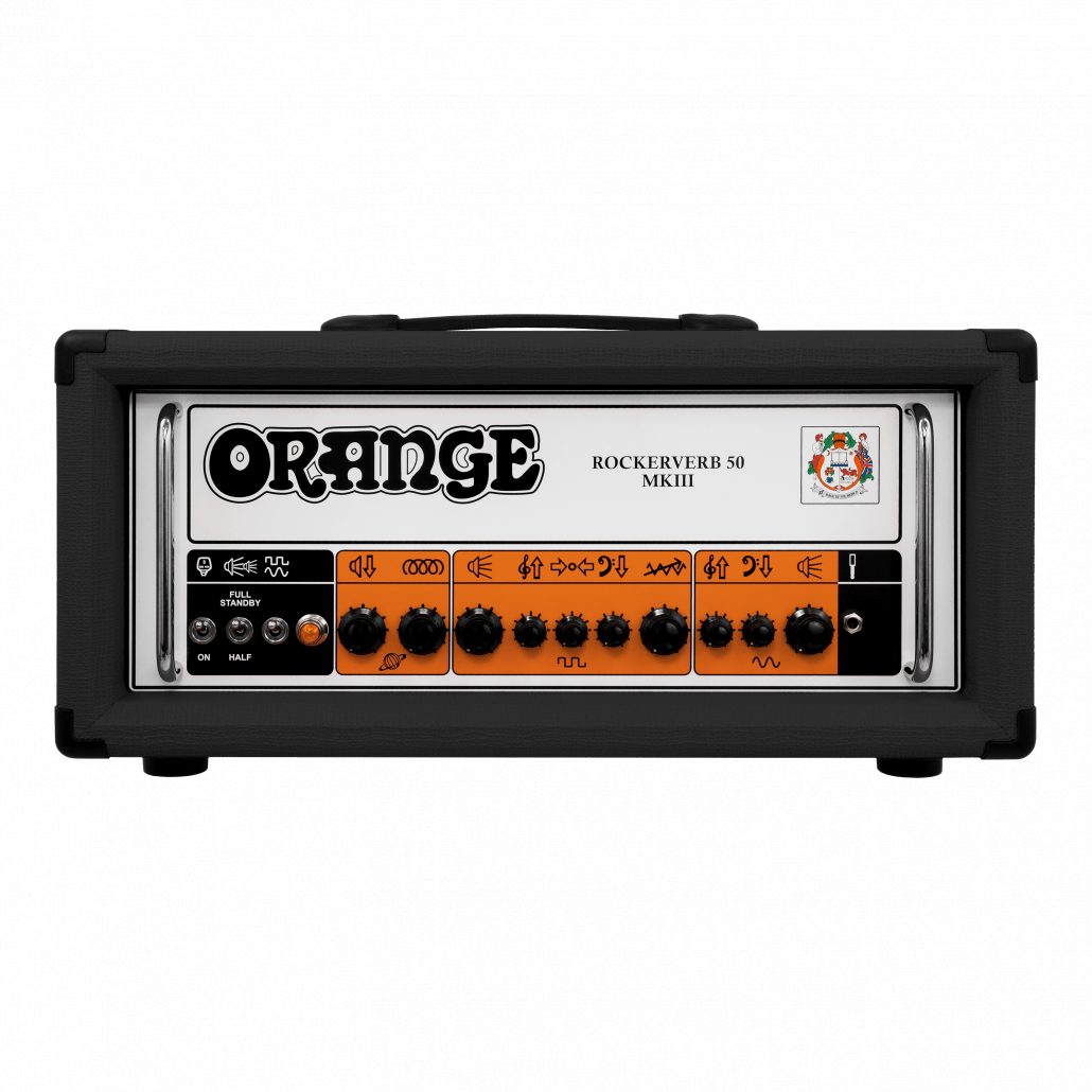 Orange Rockerverb 50 - RK50HMK3BK front