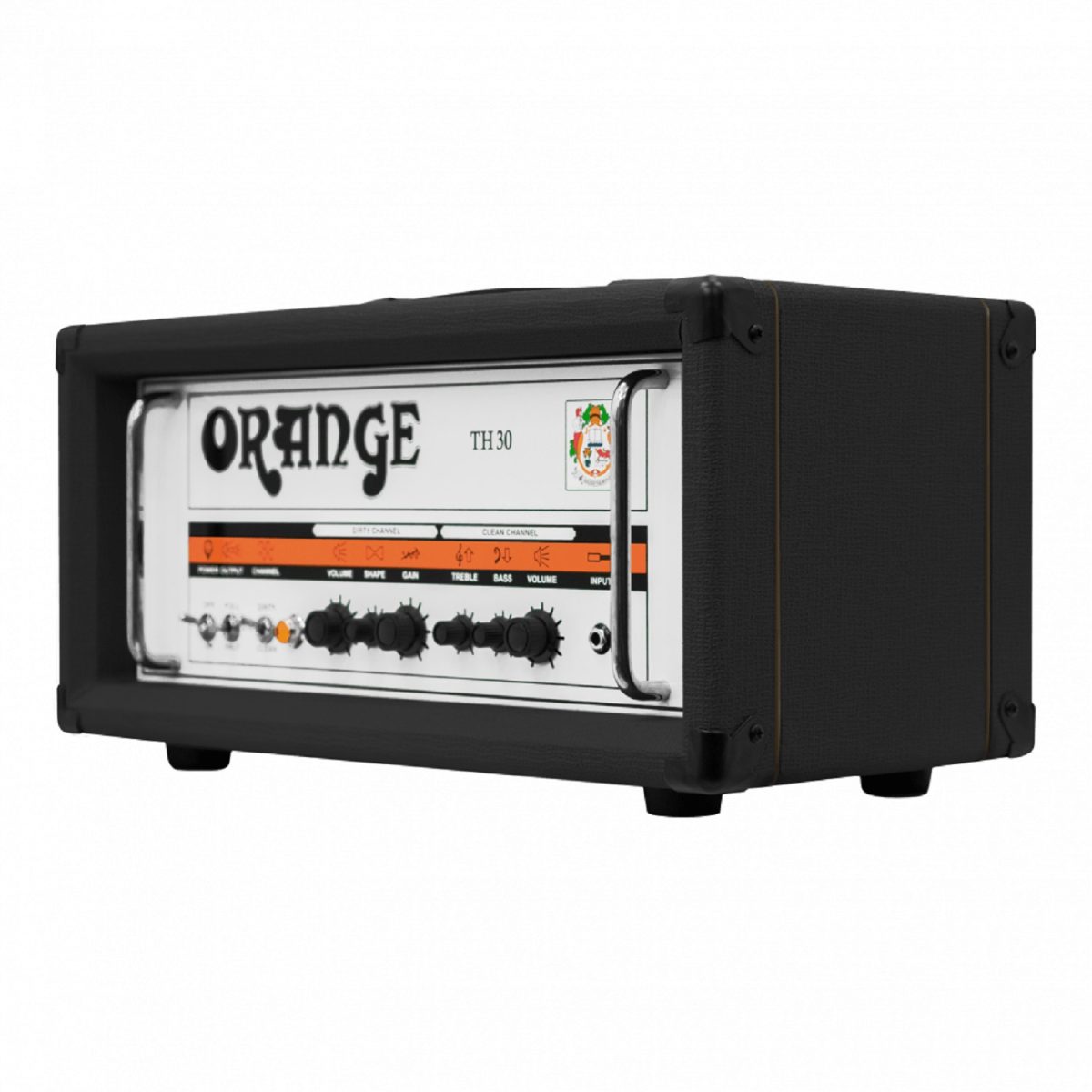 Orange - TH30 Guitar Amp Head - Black Front Side
