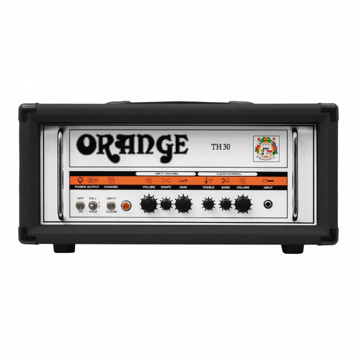Orange - TH30 Guitar Amp Head - Black Front