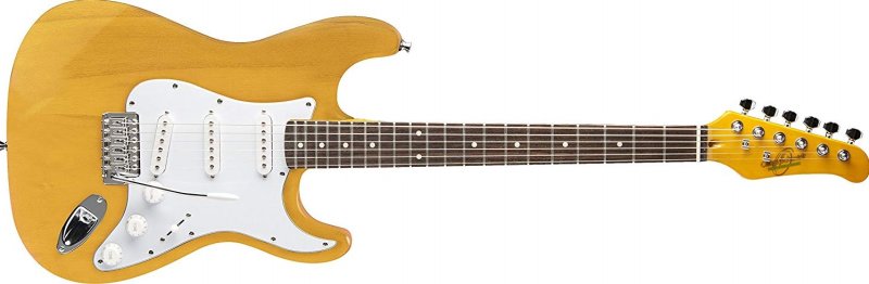 Oscar Schmidt - Double Cutaway Solid-Body Electric Guitar, Natural #OS-300-NH-A