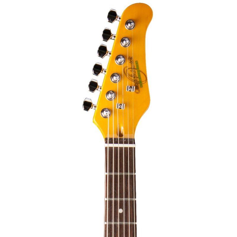 Oscar Schmidt - Purple Sunburst Solid Body Strat-Style Electric Guitar #OS-300-PS-A