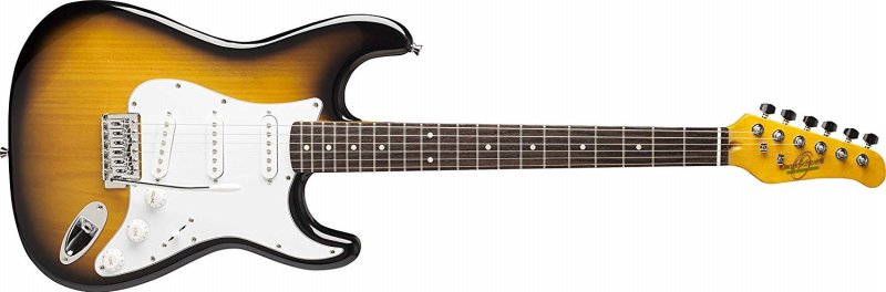 Oscar Schmidt - Double Cutaway Electric Guitar, Tobacco Sunburst #OS-300-TS-A