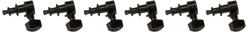 Ping - 6-In-Line Screwless Mount Geared Tuners, Black #P2659
